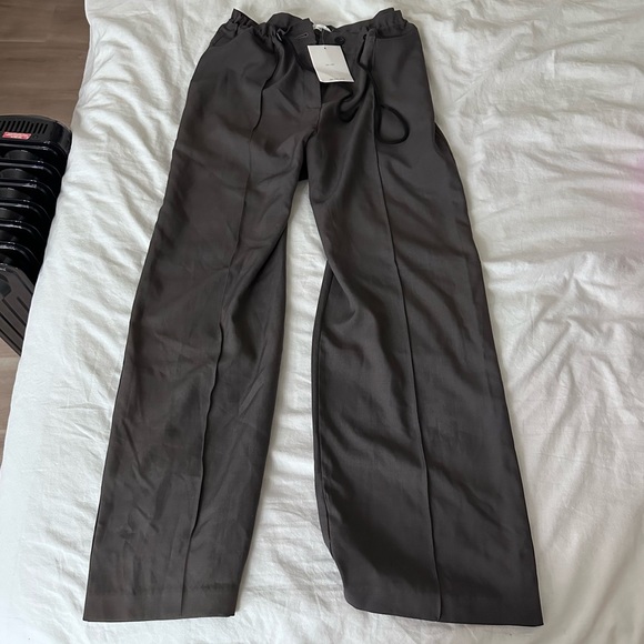 💎oak + fort limited edition pleated wide leg trousers💎 - Picture 1 of 5